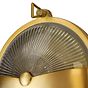 Soho Lighting Carlisle Half Cover Lacquered Antique Brass IP65 Wall Light - The Outdoor & Bathroom Collection