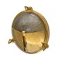 Soho Lighting Carlisle Half Cover Polished Brass IP65 Wall Light - The Outdoor & Bathroom Collection