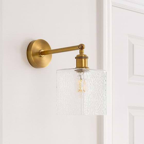 Montagu Cuboid Glass Wall Light