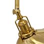 Soho Lighting Claridge Polished Brass Adjustable Reading Wall Light