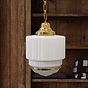 Soho Lighting The Dean Pendant Light Polished Brass - The Schoolhouse Collection