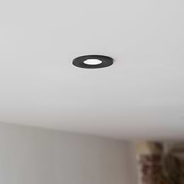 Soho Lighting Anthracite CCT Dim To Warm LED Downlight Fire Rated IP65