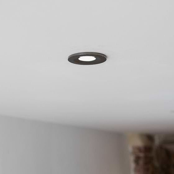 Soho Lighting Black Nickel CCT Dim To Warm LED Downlight Fire Rated IP65