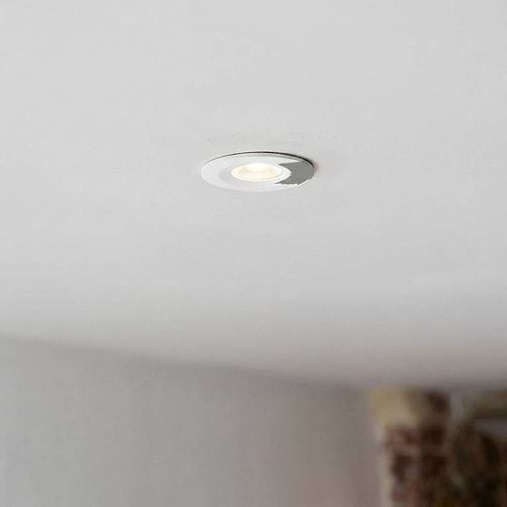 Soho Lighting Primed Paintable Integrated LED Downlight Fire Rated IP65, CCT Switch, High CRI, Dimmable