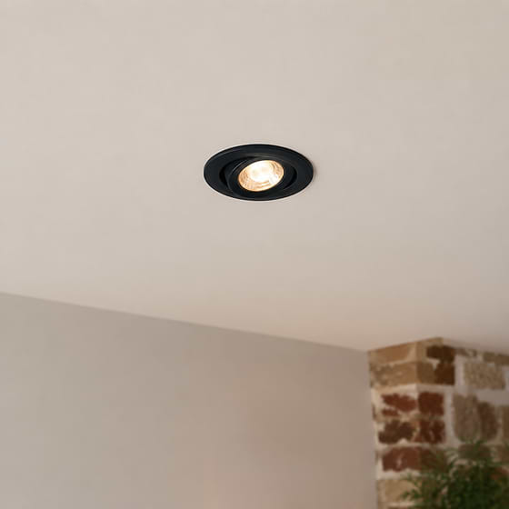Soho Lighting Squid Ink Blue 3K Warm White Tiltable LED Downlights, Fire Rated, IP44, High CRI, Dimmable