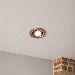 Antique copper adjustable downlight