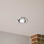 Soho Lighting Polished Chrome Adjustable 4K Cool White Tiltable LED Downlights, Fire Rated, IP44, High CRI, Dimmable