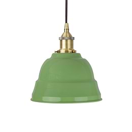 Chalk Green Lincoln Painted Pendant Light