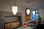 Soho Lighting Glasshouse Polished Brass Opal Art Deco Pendant Light - the Schoolhouse Collection