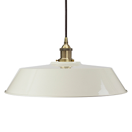 Clay White Large Chancery Painted Pendant Light