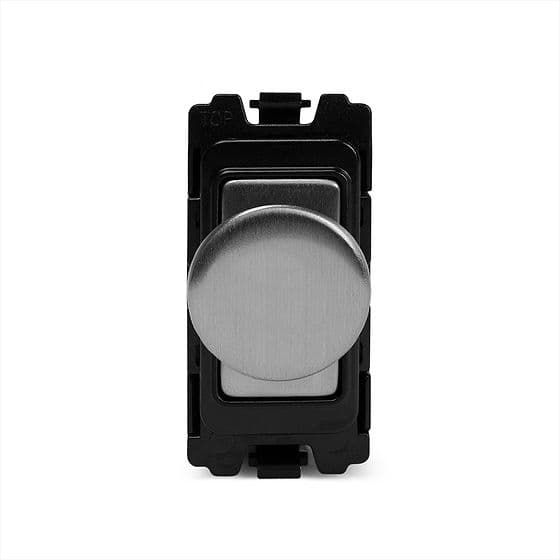 The Lombard Collection Brushed Chrome 150W LED Intel RM-Grid Intelligent Dimmer Mod