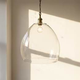Harington Clear Dome Glass Pendant Light