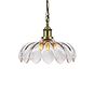 Organic Flora Clear Glass Pendant Light
