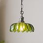 Organic Flora Green Glass Pendant Light