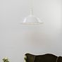 Argyll Industrial Pendant Light Clay White Cream - Soho Lighting