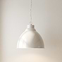 Oxford Vintage Pendant Light in Clay White 