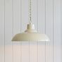 Portland Pendant Light Clay White Cream - Soho Lighting