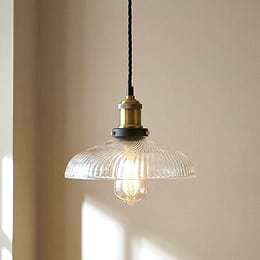 Romilly Dome Etched Glass French Style Pendant Light