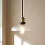 Romilly Dome Etched Glass French Style Pendant Light