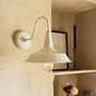 Argyll Industrial Wall Light Clay White Cream - Soho Lighting