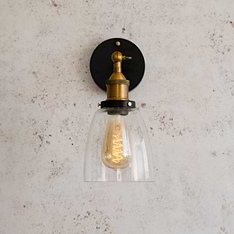 Clear Glass Wall Light