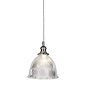 Soho Lighting D'Arblay Nickel Scalloped Prismatic Glass Dome Pendant Light - The French Collection