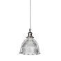 Soho Lighting D'Arblay Nickel Scalloped Prismatic Glass Dome Pendant Light - The French Collection