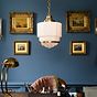 Soho Lighting The Dean Pendant Light Lacquered Aged Brass - The Schoolhouse Collection
