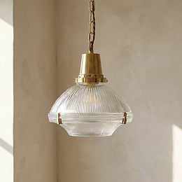 Brass Dome Pendant Light
