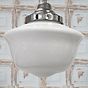 Soho Lighting Frith Nickel Opaque Pendant Light - The Schoolhouse Collection