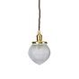 Brass Prismatic Pendant Light
