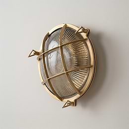 Brass IP Rated Wall Light
