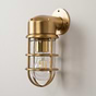 Soho Lighting Kemp IP65 Outdoor & Bathroom Lacquered Solid Brass Wall Light