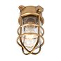 Soho Lighting Kemp Lacquered Antique Brass IP65 Grid Light- The Outdoor & Bathroom Collection