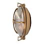Soho Lighting Carlisle Trine IP65 Outdoor & Bathroom Lacquered Solid Brass Prismatic Glass Wall Light