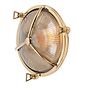 Soho Lighting Carlisle Trine IP65 Outdoor & Bathroom Polished Solid Brass Prismatic Glass Wall Light