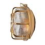 Soho Lighting Carlisle Lacquered Antique Brass IP65 Web Prismatic Glass Bulkhead Wall Light - The Outdoor & Bathroom Collection