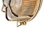 Soho Lighting Carlisle Polished Brass IP65 Web Prismatic Glass Bulkhead Light - The Outdoor & Bathroom Collection