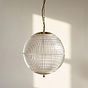 Soho Lighting Hollen Globe Classic Polished Brass Glass Pendant Light - The Schoolhouse Collection