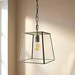 Brass Lantern Pendant Light
