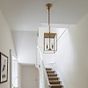 Soho Lighting Langdon Lantern Pendant Small Brass