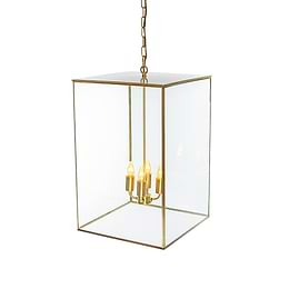 Brass Lantern Pendant Light