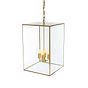 Soho Lighting Langdon Lantern Pendant Large Brass