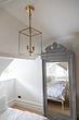 Soho Lighting London Lantern Pendant Crossbar Small Brass