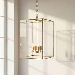Brass Lantern Pendant Light