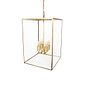 Soho Lighting Langdon Lantern Pendant Light Medium Brass