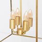 Soho Lighting Langdon Lantern Pendant Light Medium Brass