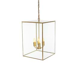 Brass Lantern Pendant Light