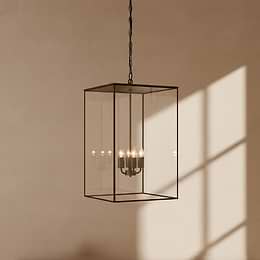 Brass Lantern Pendant Light
