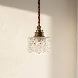  Small Glass Pendant Light
